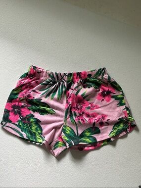 The Children's Place Pink Floral Tropical Girls Shorts
